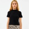 Kit Fuzzy Tee in Black