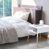 Plain Side Table in White